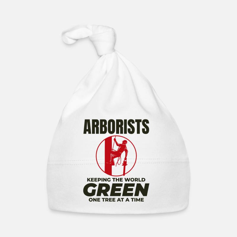 Arborist Tree Surgeon Climber Climbing Trimmer Organic Baby Cap