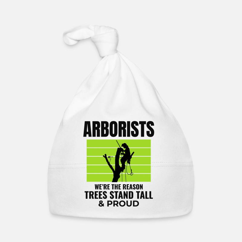 Baumpfleger Baumchirurg Kletterer Klettertrimmer Baby Bio-Mütze