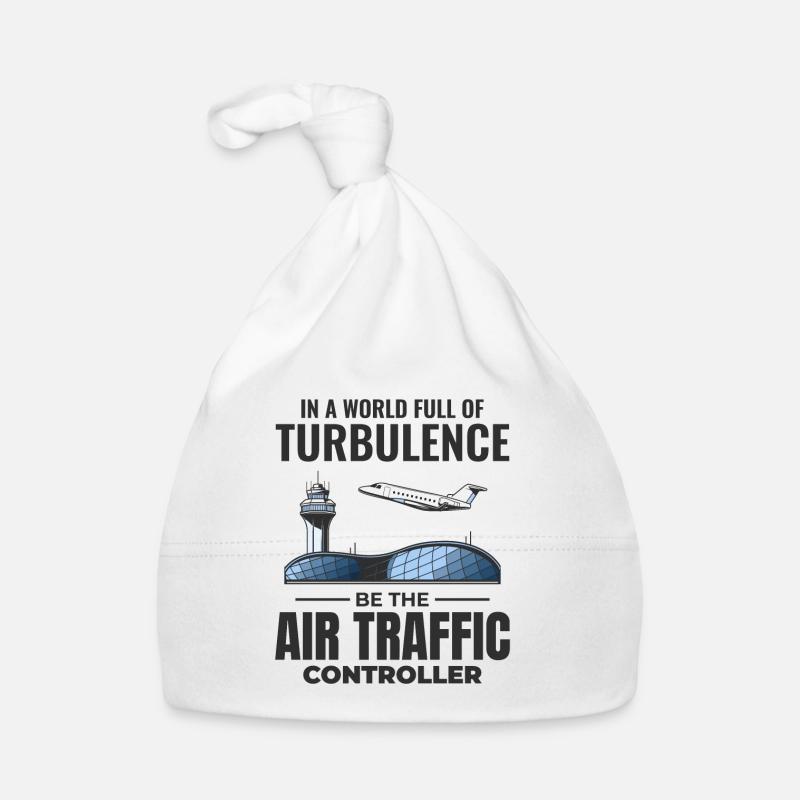 Air Traffic Controller ATC Aviation Humor Airplane Organic Baby Cap