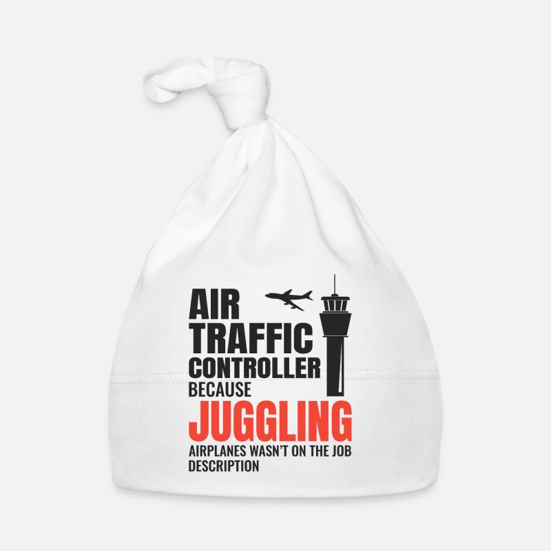 Air Traffic Controller ATC Aviation Humor Airplane Organic Baby Cap