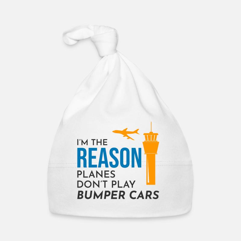 Fluglotse ATC Aviation Humor Flugzeug Baby Bio-Mütze