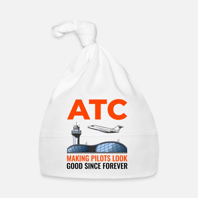 Fluglotse ATC Aviation Humor Flugzeug Baby Bio-Mütze