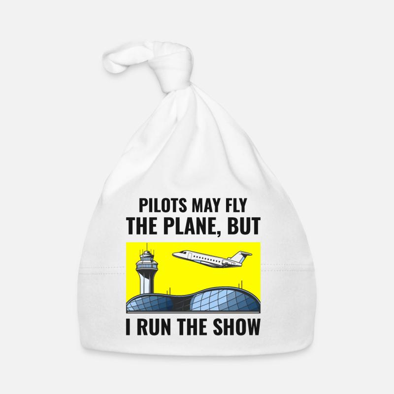 Air Traffic Controller ATC Aviation Humor Airplane Organic Baby Cap