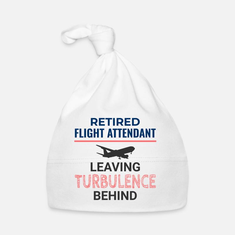 Flugbegleiter im Ruhestand Flugbegleiter Flugbegleiter Baby Bio-Mütze