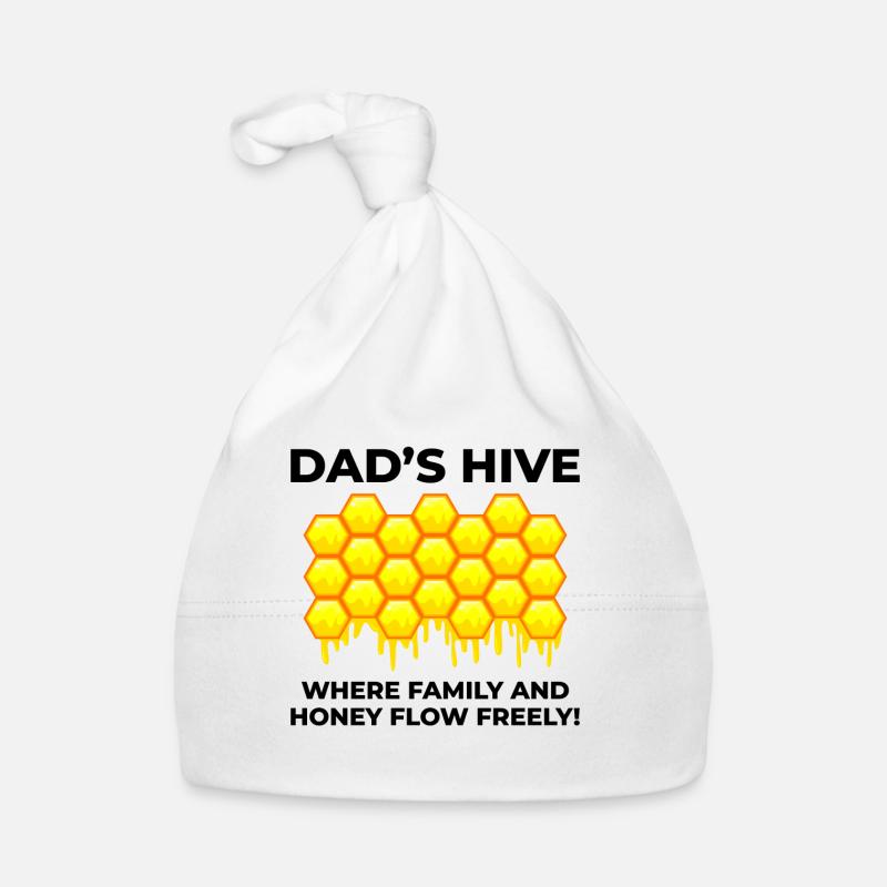 Honeybee Dad Beekeeper Apiculture Insect Collector Bonnet bio Bébé