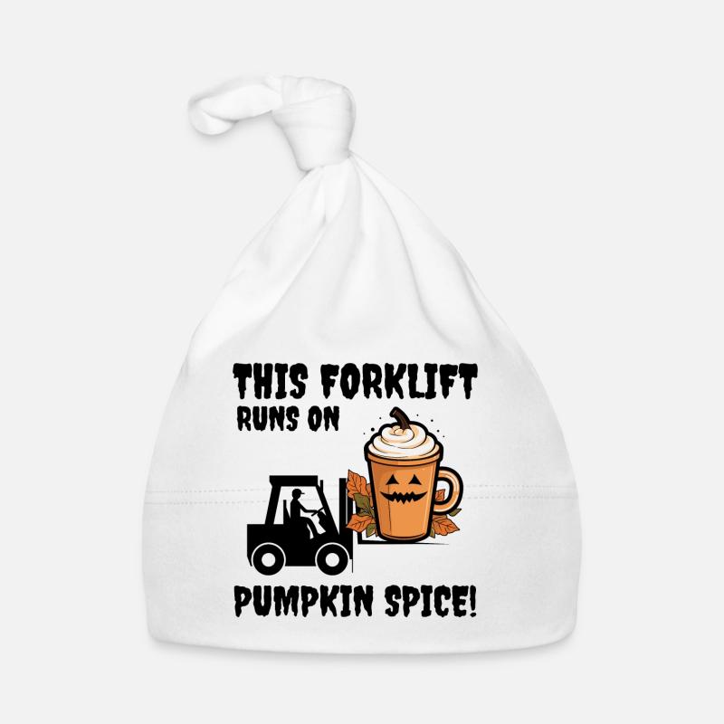 Opérateur de chariot élévateur de l’espace Halloween Pumpki Bonnet bio Bébé