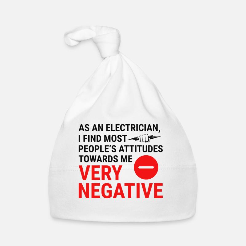 Electrician Humor Electrical Technician Engineer Organic Baby Cap