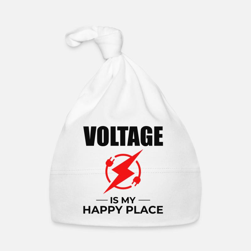 Electrician Humor Electrical Technician Engineer Organic Baby Cap