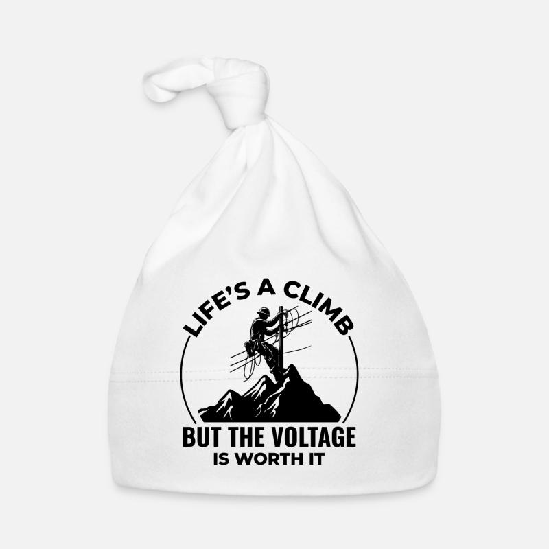 Lineman Voltage Climb Power Work Inspirierend Baby Bio-Mütze