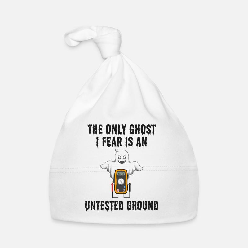 Elektriker Halloween Ghost Ungeprüft Bodensicherheit Baby Bio-Mütze