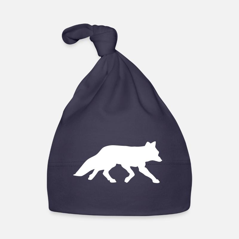 fuchs silhouette Baby Bio-Mütze