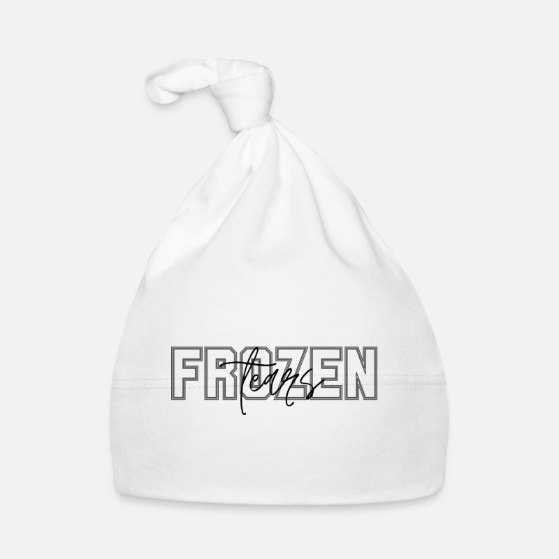 Frozen Tears inspired von Song von Luciano hinten Baby Bio-Mütze