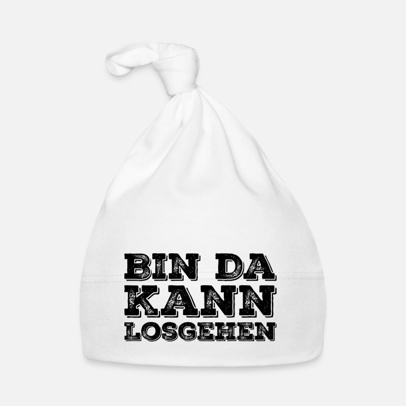 C’est drôle de dire que je suis prêt à partir Bonnet bio Bébé