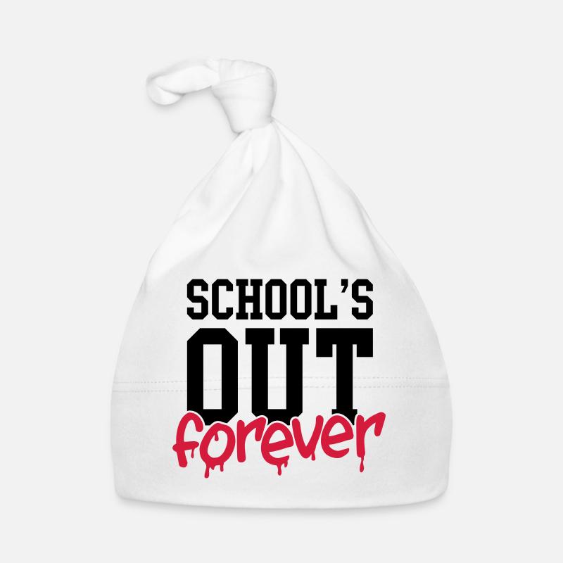 school's out forever Bonnet bio Bébé