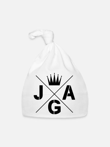 jga krone junggesellenabschied - Baby Bio-Mütze - Weiß - Vorne