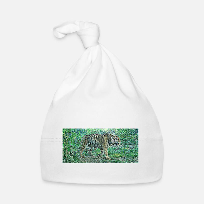Le tigre sublime Bonnet bio Bébé