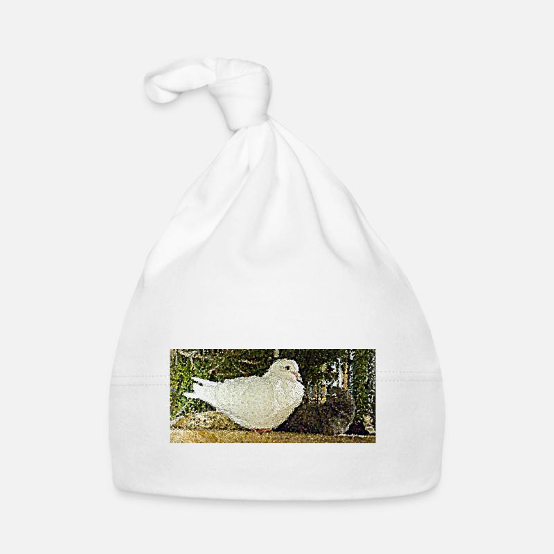 The dove bringing peace Organic Baby Cap