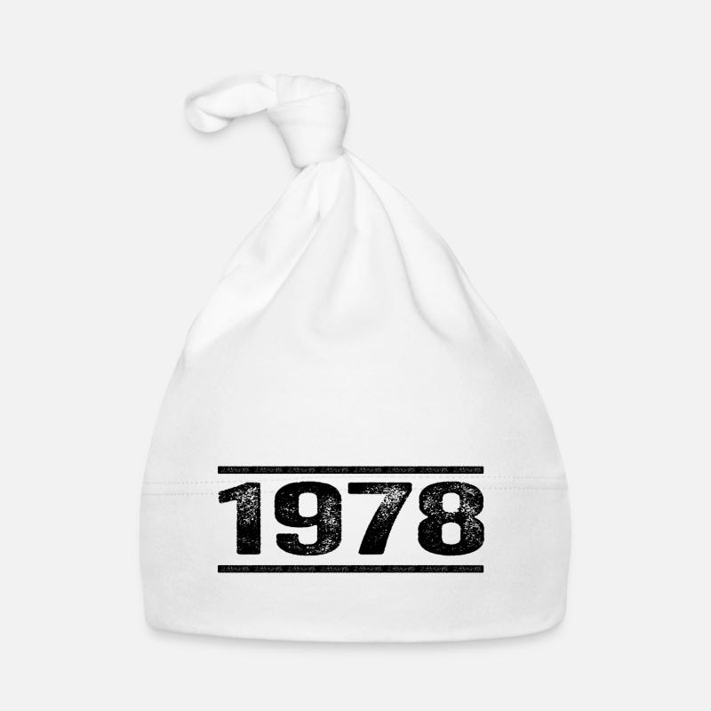 1978 Rétro 1978 Anniversaire 1978 Millésime 1978 Bonnet bio Bébé