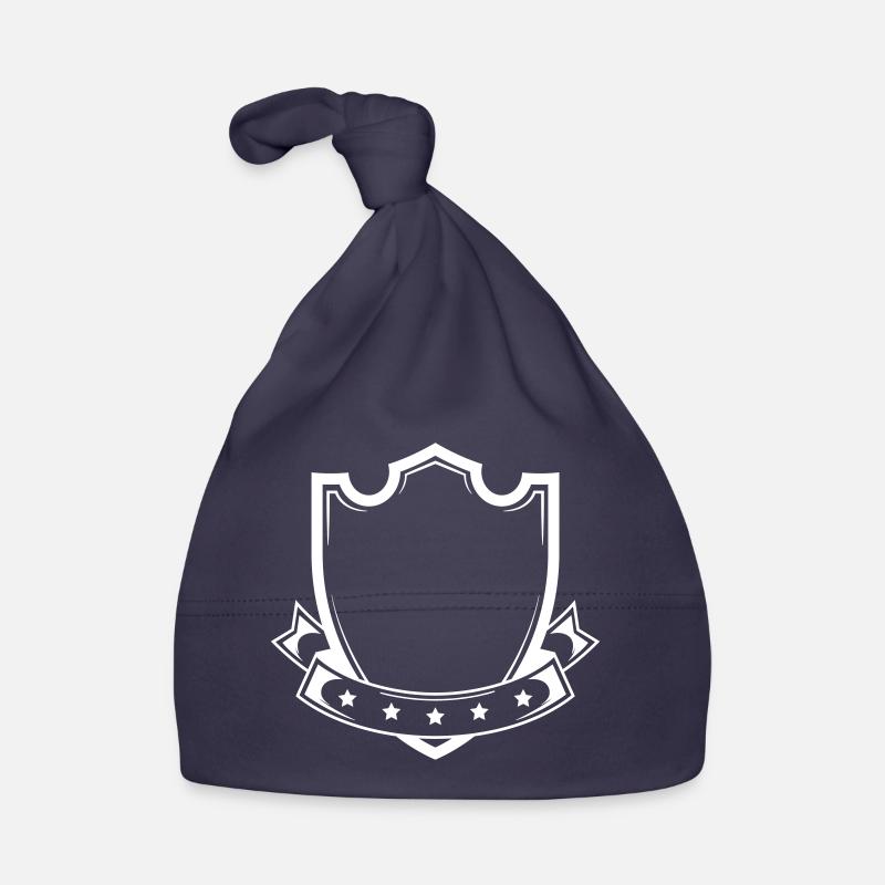 armoiries forme de bouclier vierge Bonnet bio Bébé