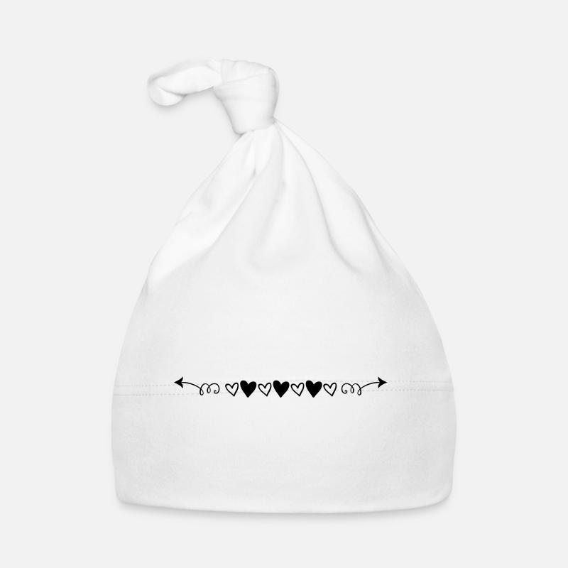 heart stroke Organic Baby Cap