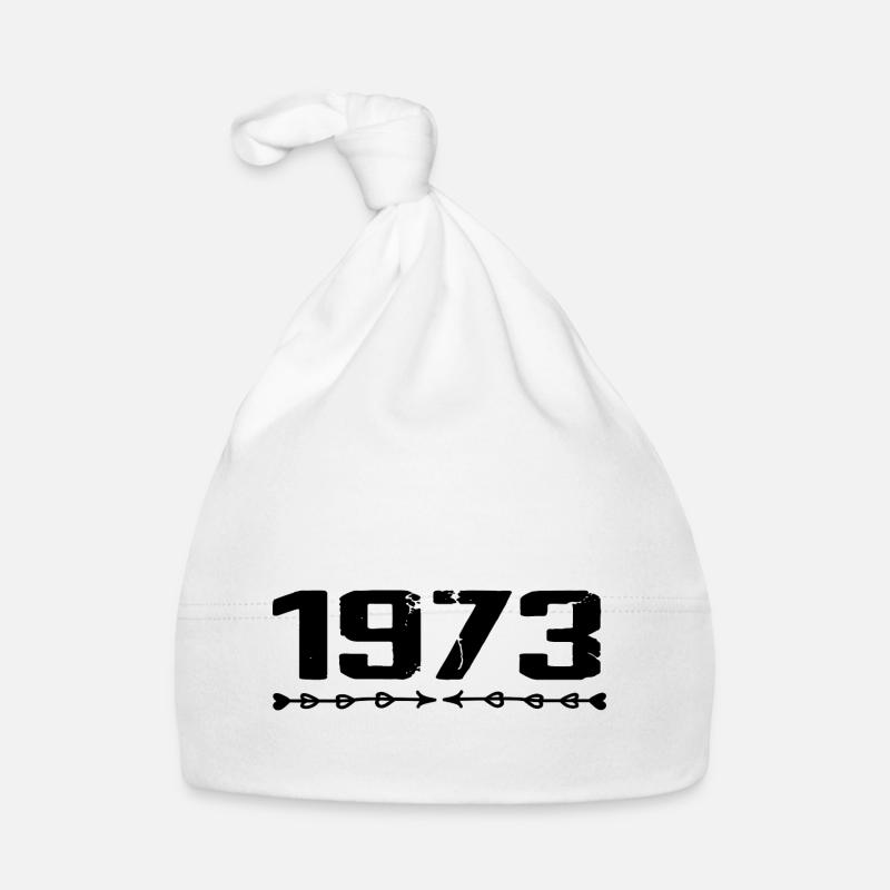 1973 Rétro 1973 Anniversaire 1973 Millésime 1973 Bonnet bio Bébé