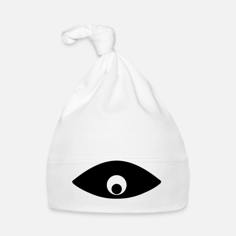 Eye watching you Organic Baby Cap