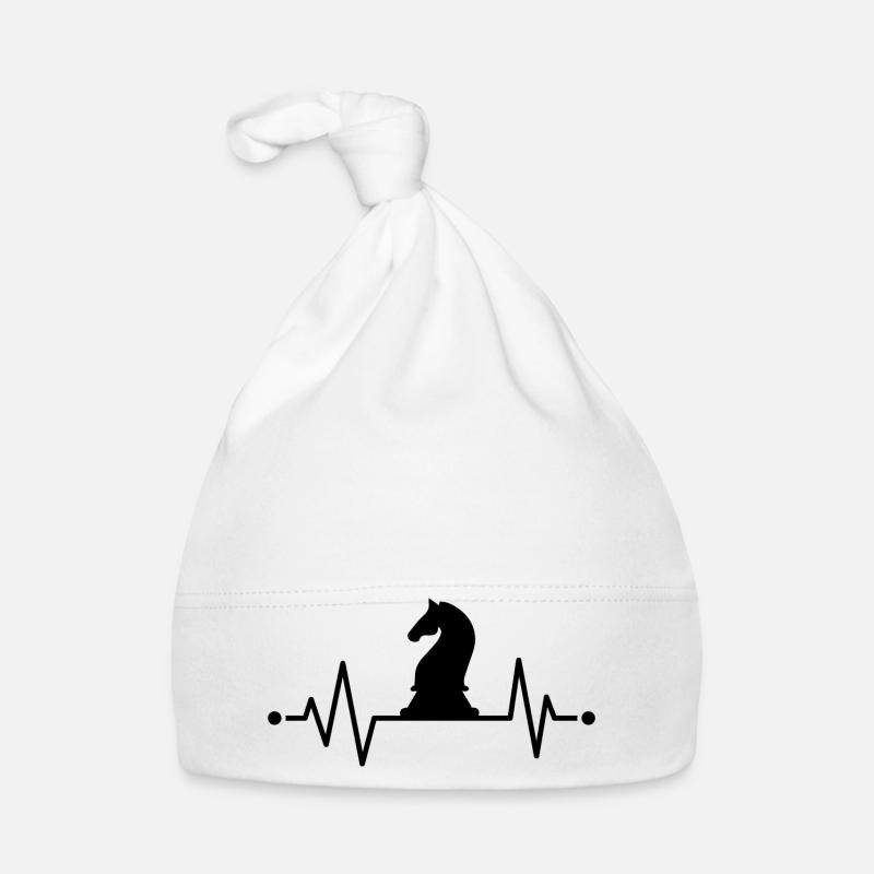 Battement de cœur d’échecs Bonnet bio Bébé