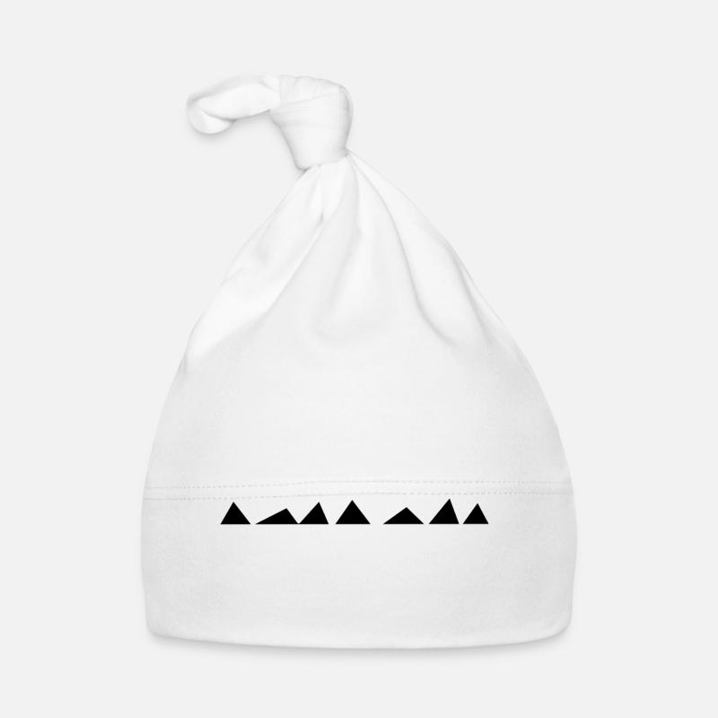 Triangles triangle Organic Baby Cap