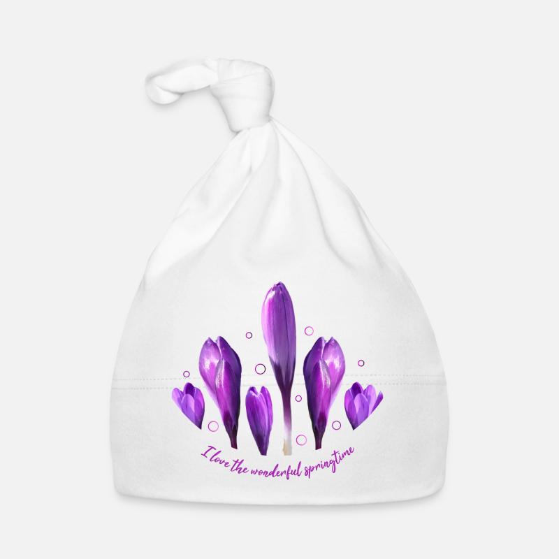 Crocuses Crocus Bonnet bio Bébé