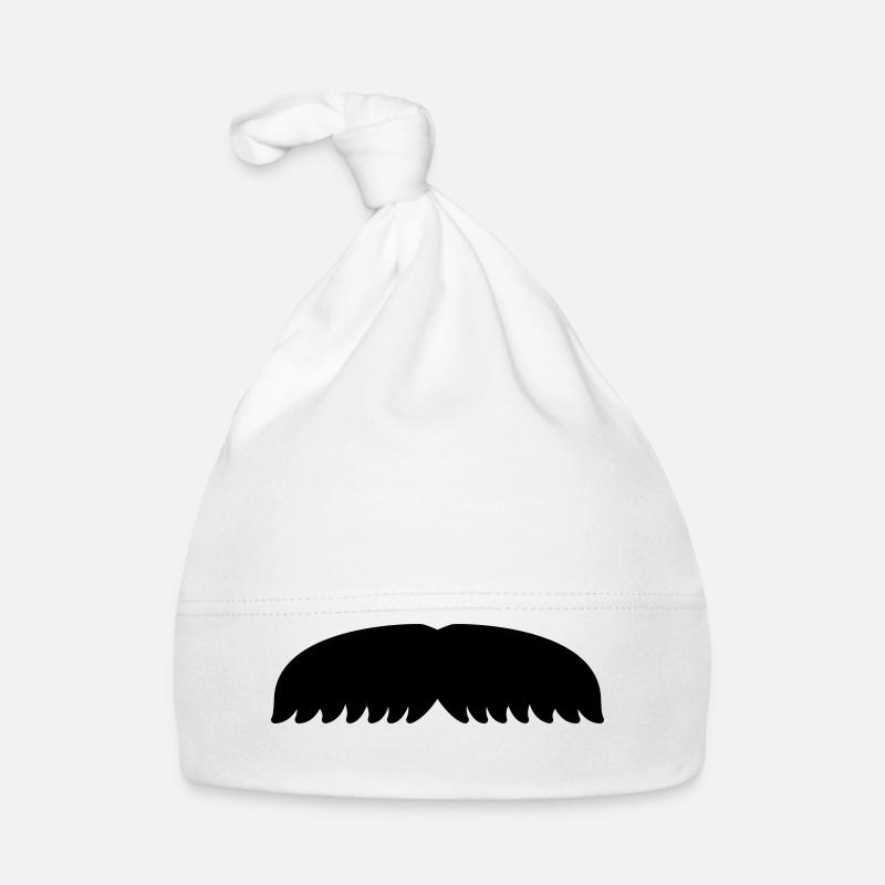Mustache Hair Wings November Gift Organic Baby Cap