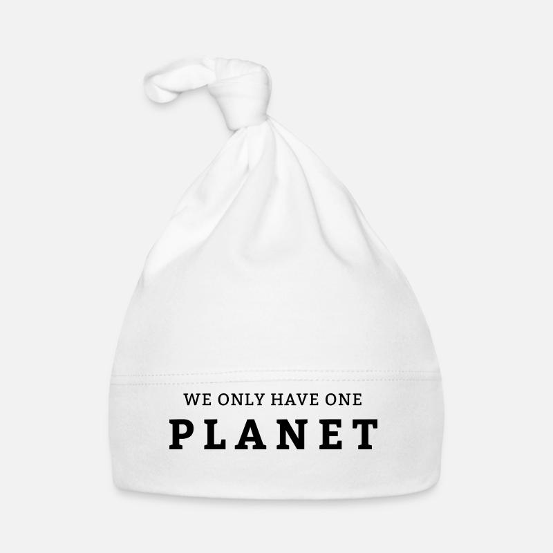 Wir haben nur ein Planet Erde Baby Bio-Mütze
