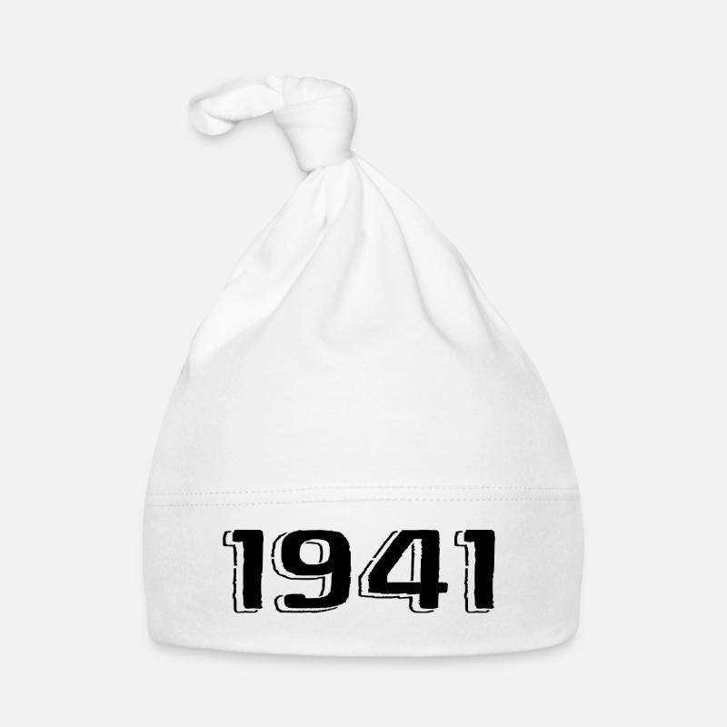 Vintage 1941 Naissance Anniversaire Rétro 1941 Bonnet bio Bébé
