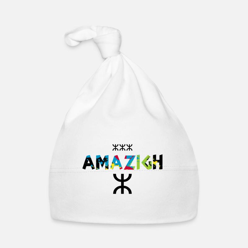 Amazigh - Bonnet bio Bébé - blanc