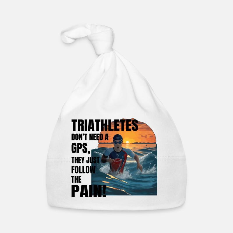 Natation Vélo Course Triathlon Triathlète Athlétisme Bonnet bio Bébé