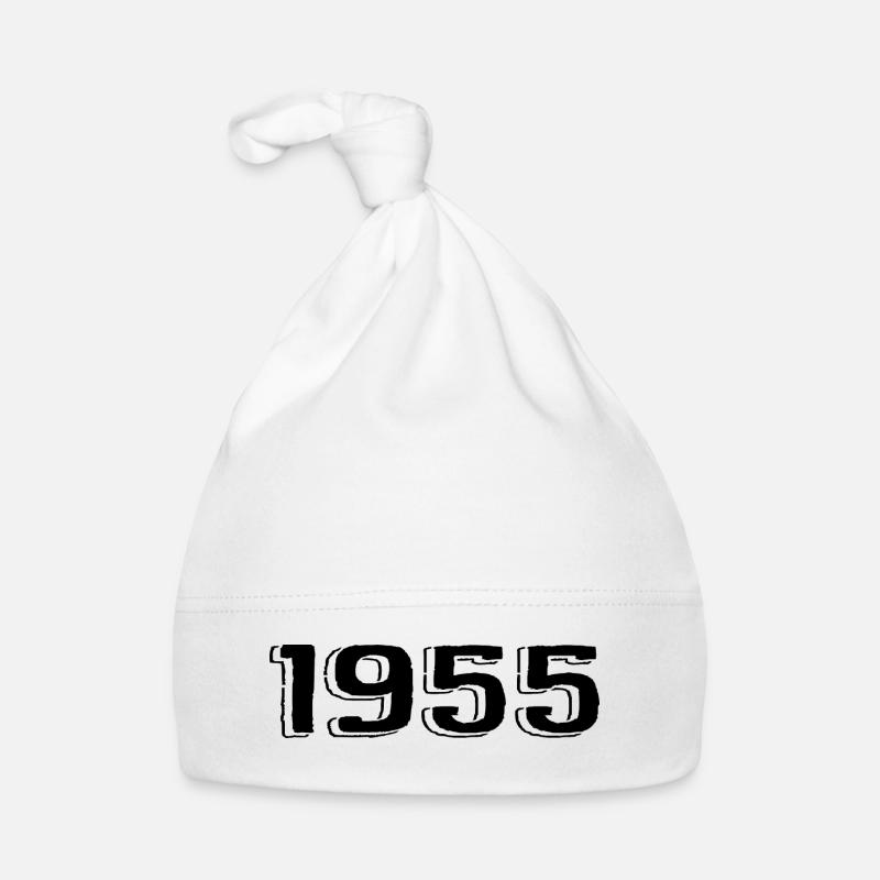 Vintage 1955 Naissance Anniversaire Rétro 1955 Bonnet bio Bébé
