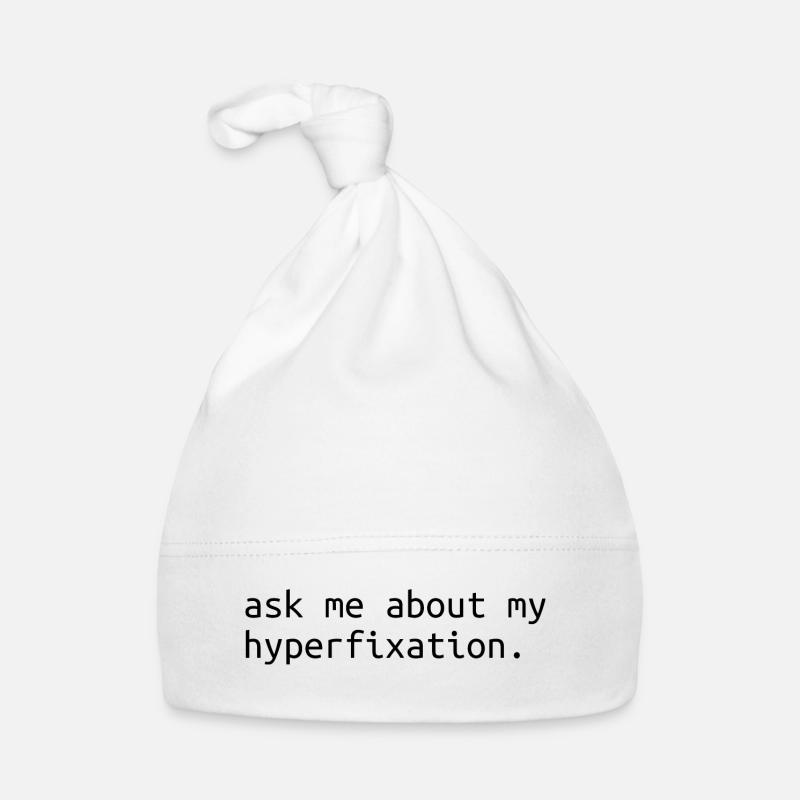 Funny adhd quote Organic Baby Cap