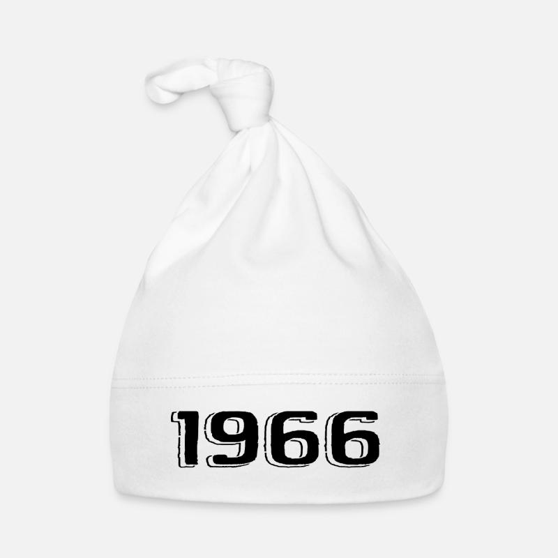 Vintage 1966 Naissance Anniversaire Rétro 1966 Bonnet bio Bébé