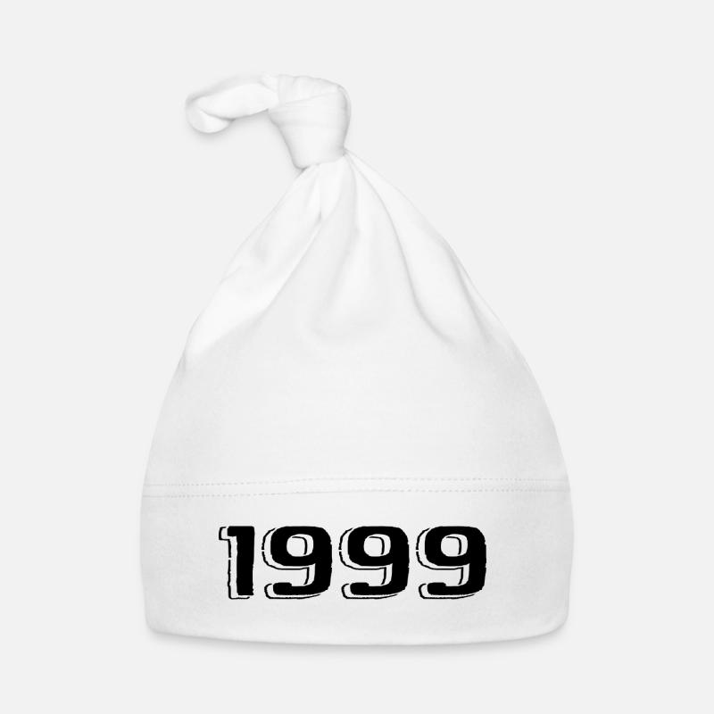 Millésime 1999 Naissance Anniversaire Rétro 1999 Bonnet bio Bébé