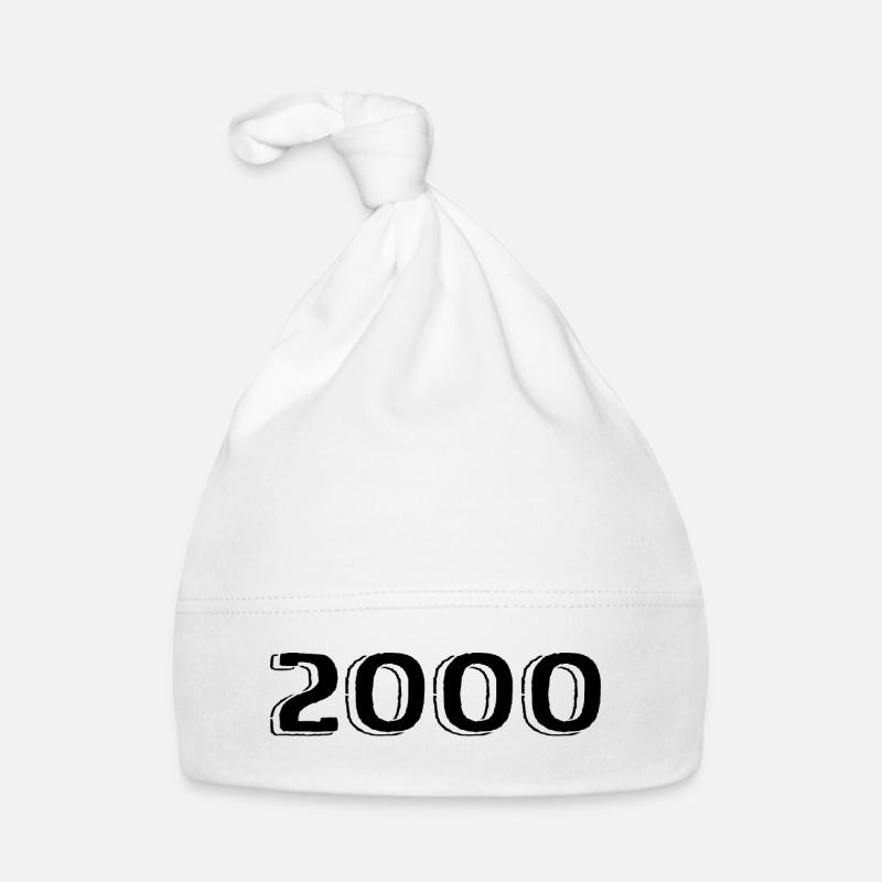 Vintage 2000 Born Birthday Retro 2000 Organic Baby Cap