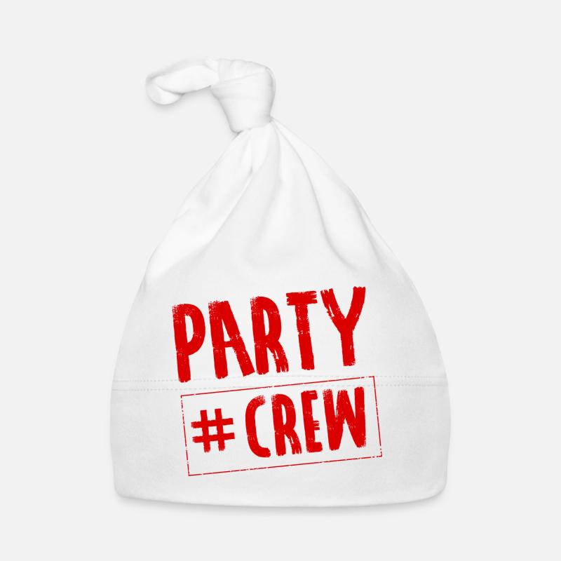 Party Crew Feiern Baby Bio-Mütze