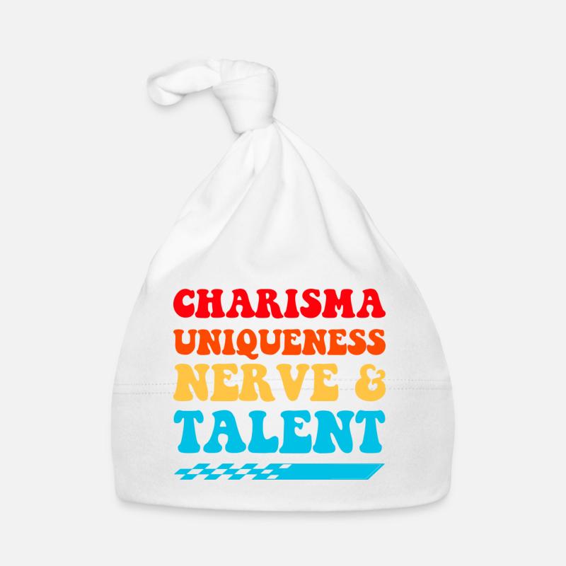 Charisma, Einzigartigkeit, Nerven, Talent, Baby Bio-Mütze