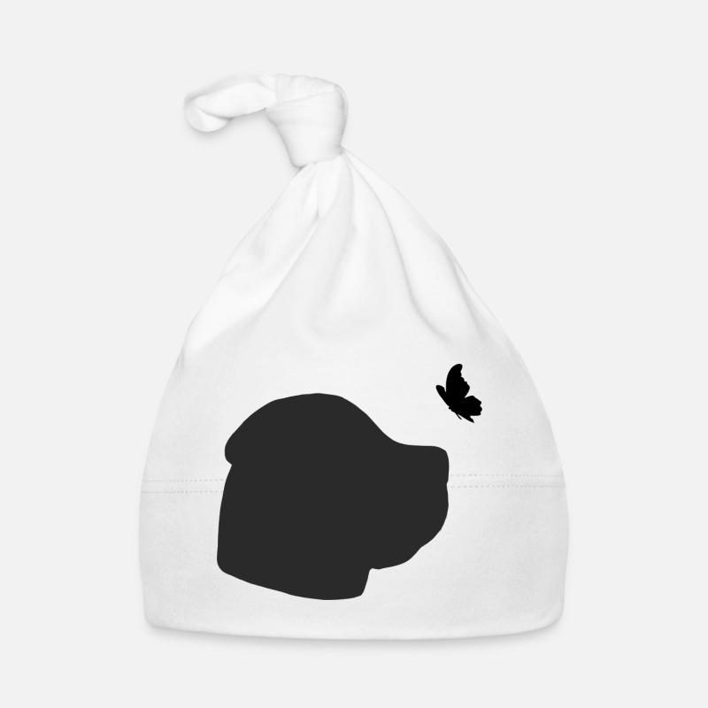 Boerboel mit Schmetterling Baby Bio-Mütze