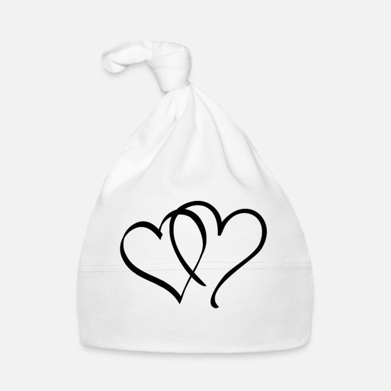 Herzen Baby Bio-Mütze