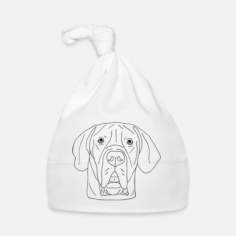 Deutsche Dogge Baby Bio-Mütze