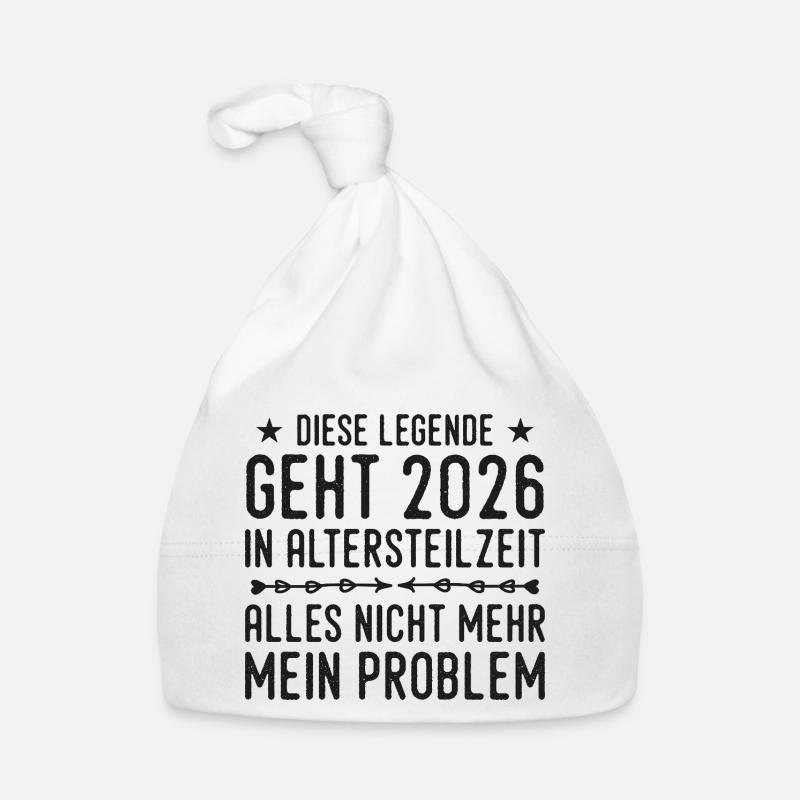 Partial retirement 2026 Organic Baby Cap