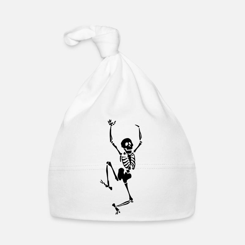 Dancing skeleton Organic Baby Cap