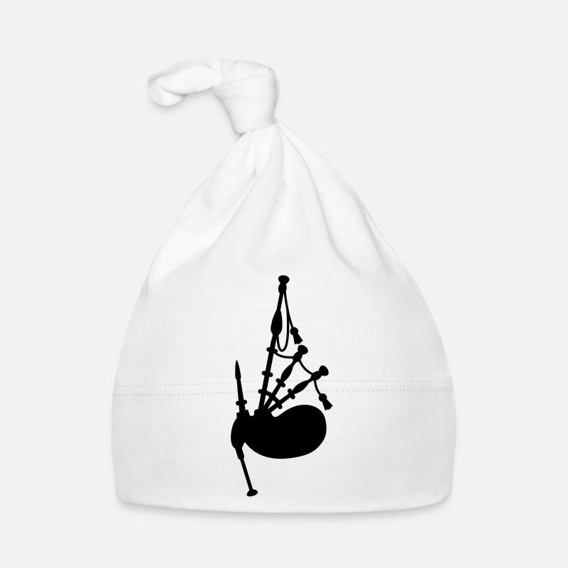 Cornemuse - Bonnet bio Bébé - blanc