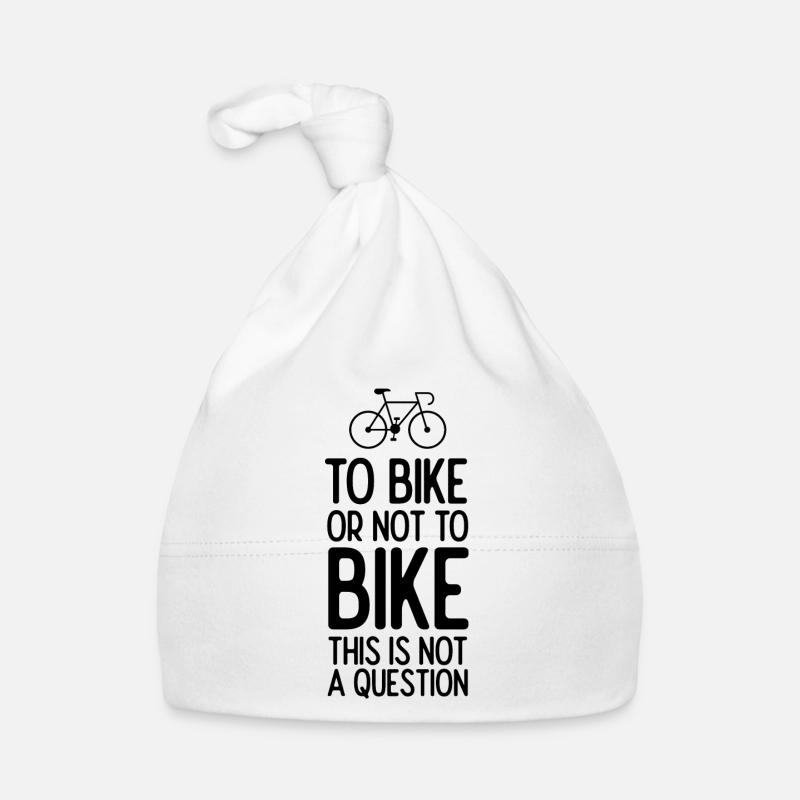 Faire du vélo ou ne pas faire du vélo. Ce n’est pas une question Bonnet bio Bébé