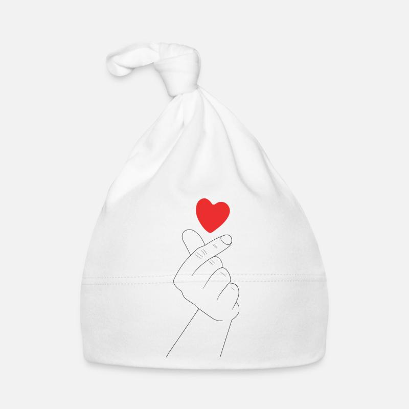 K-Pop Fingerheart Organic Baby Cap