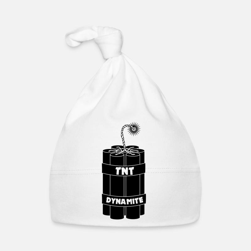 Seven burning dynamite sticks Organic Baby Cap